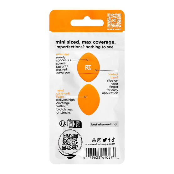 Kit com 3 Esponjas Mini para Corretivo Real Techniques